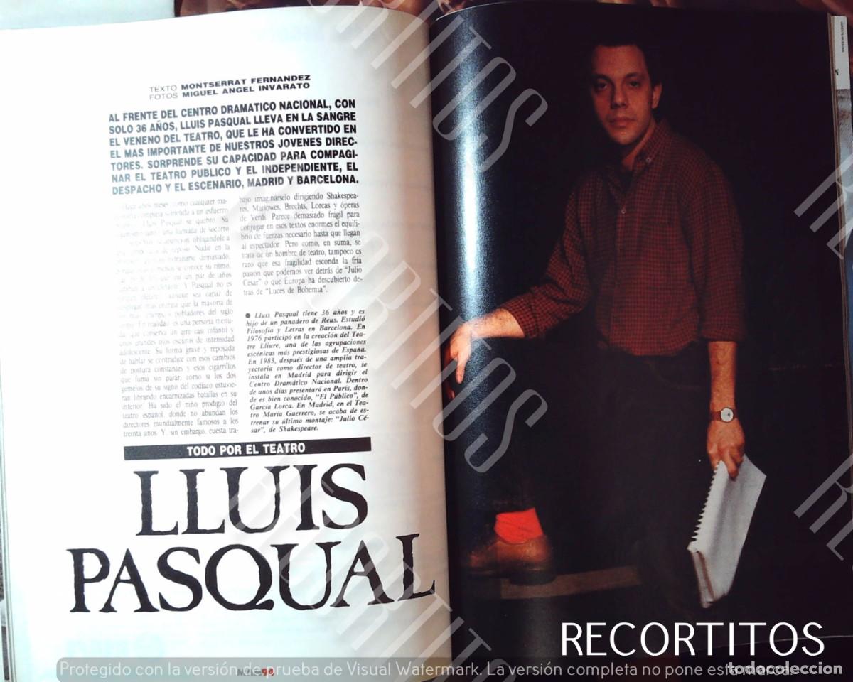 Coleccionismo de revistas y peri&oacute;dicos: LLUIS PASQUAL TEATRO