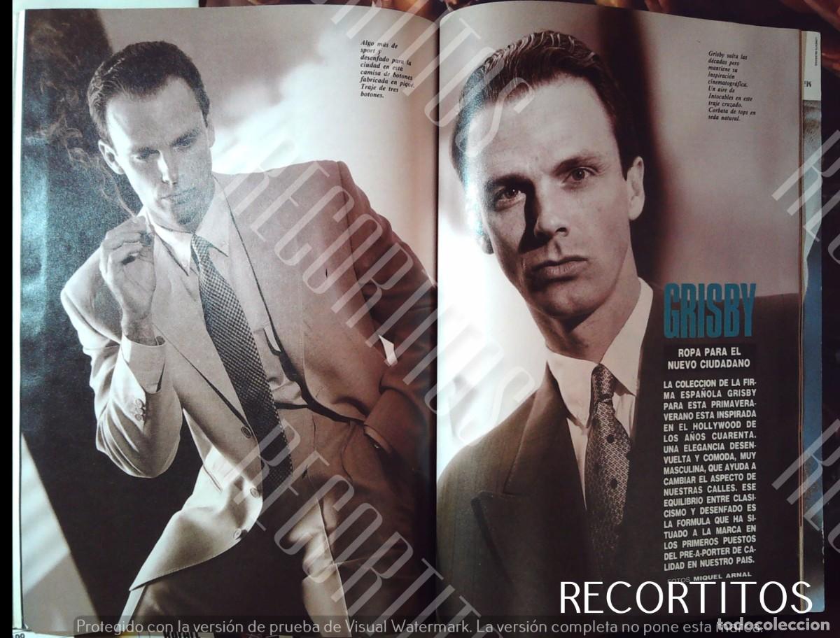 Coleccionismo de revistas y peri&oacute;dicos: GRISBY MODA MASCULINA 1988