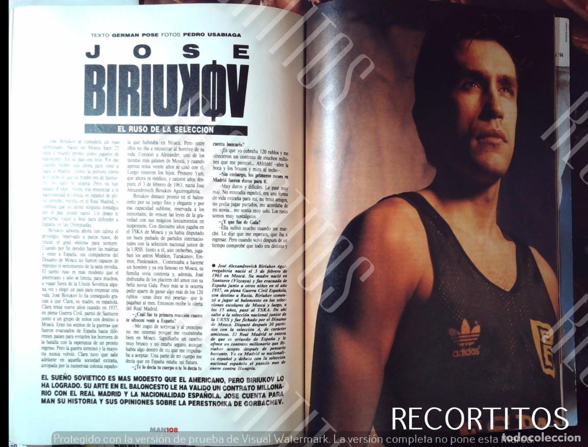 Coleccionismo de revistas y peri&oacute;dicos: JOSE BIRIUKOV DEPOETES BASKET