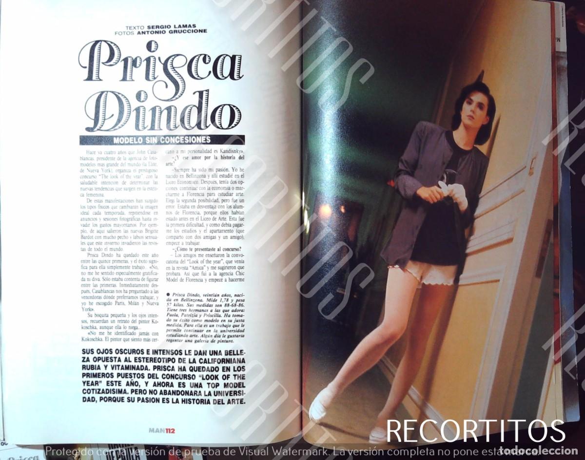 Coleccionismo de revistas y peri&oacute;dicos: PRISCA DINDO MODELO SIN COMPROMISO