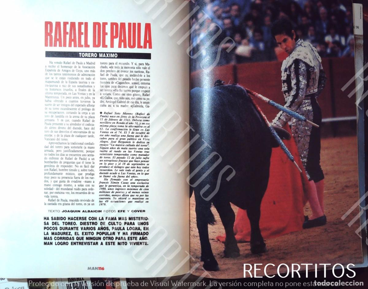 Coleccionismo de revistas y peri&oacute;dicos: RAFAEL DE PAULA TORERO