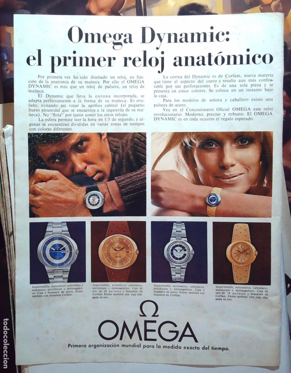Coleccionismo de revistas y peri&oacute;dicos: ANUNCIO RELOJ OMEGA