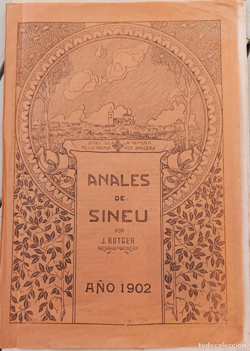 Coleccionismo de revistas y peri&oacute;dicos: ANALES DE SINEU. J. ROTGER. AMENGUAL Y MUNTANER. A&Ntilde;O 1902. MALLORCA
