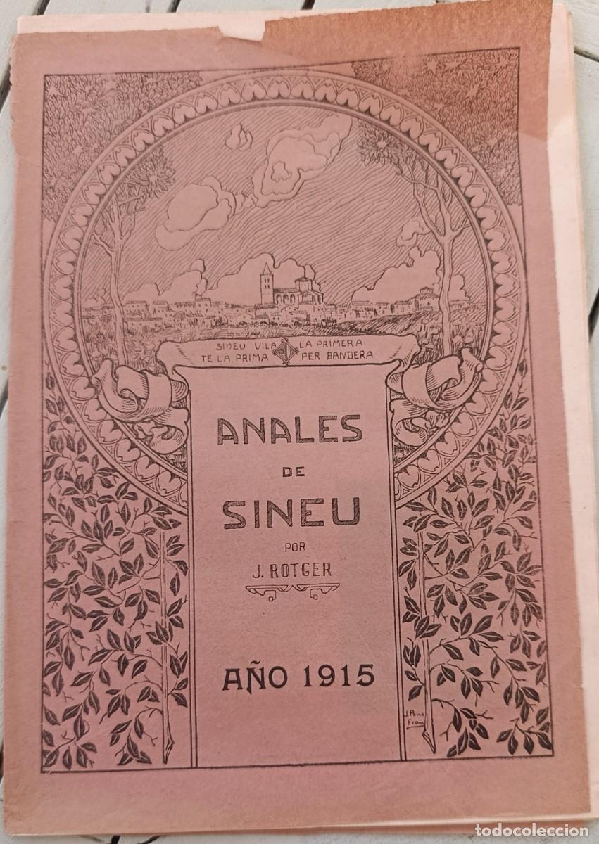 Coleccionismo de revistas y peri&oacute;dicos: ANALES DE SINEU. J. ROTGER. A&Ntilde;O 1915. AMENGUAL Y MUNTANER. PALMA DE MALLORCA.