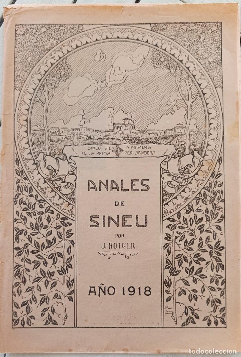 Coleccionismo de revistas y peri&oacute;dicos: ANALES DE SINEU. J. ROTGER. A&Ntilde;OS 1918. AMENGUAL Y MUNTANER. PALMA DE MALLORCA.