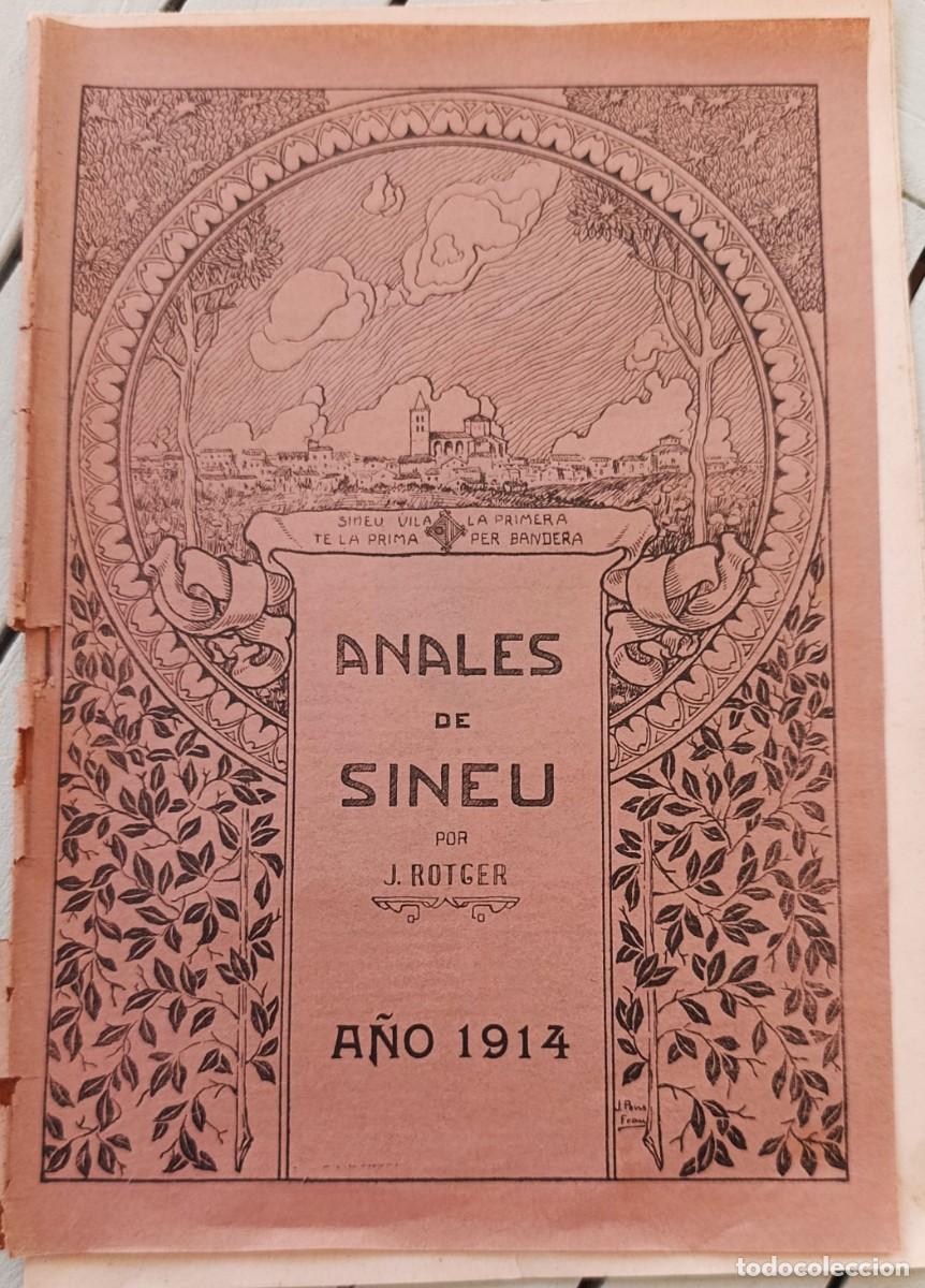 Coleccionismo de revistas y peri&oacute;dicos: ANALES DE SINEU, J. ROTGER. A&Ntilde;O 1914. AMENGUAL Y MUNTANER, PALMA DE MALLORCA.