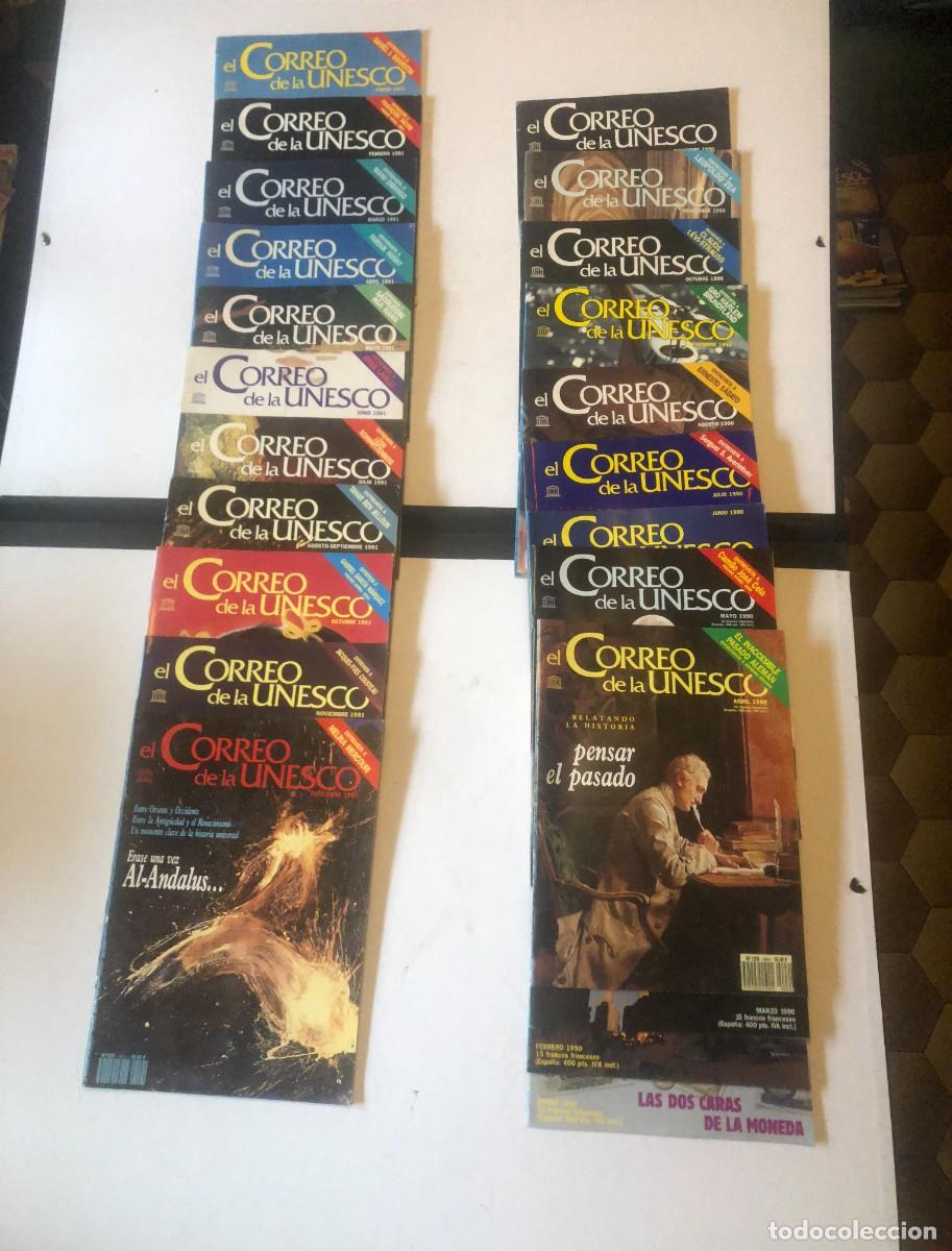 Coleccionismo de revistas y peri&oacute;dicos: Colecci&oacute;n Completa 24 Revistas El Correo de la UNESCO A&ntilde;os 1990 1991 PEIFER