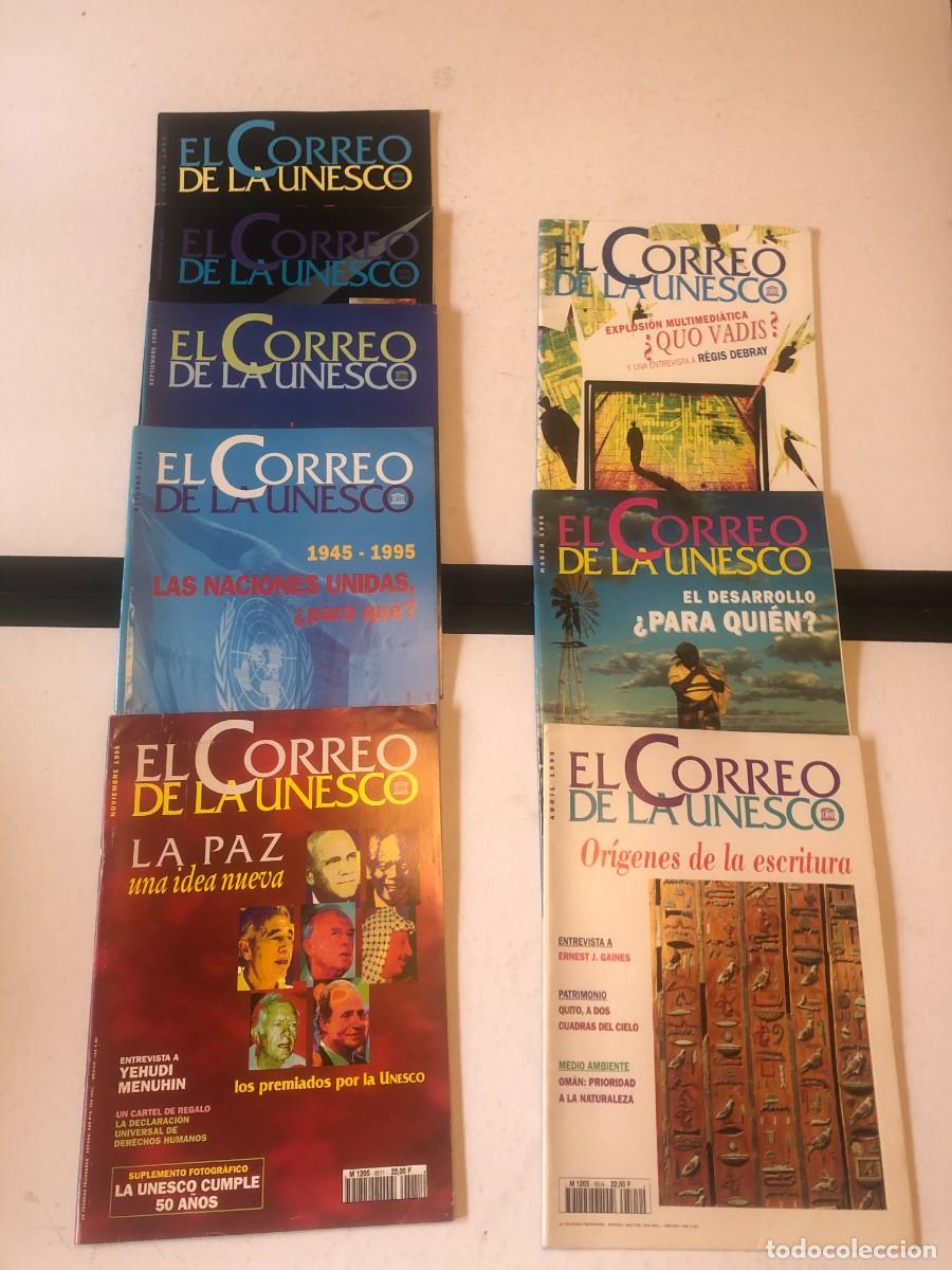 Sammeln von Zeitschriften und Zeitungen: Lote 7 Revistas El Correo de la UNESCO A&ntilde;o 1995 Monogr&aacute;ficos Saldo PEIFER