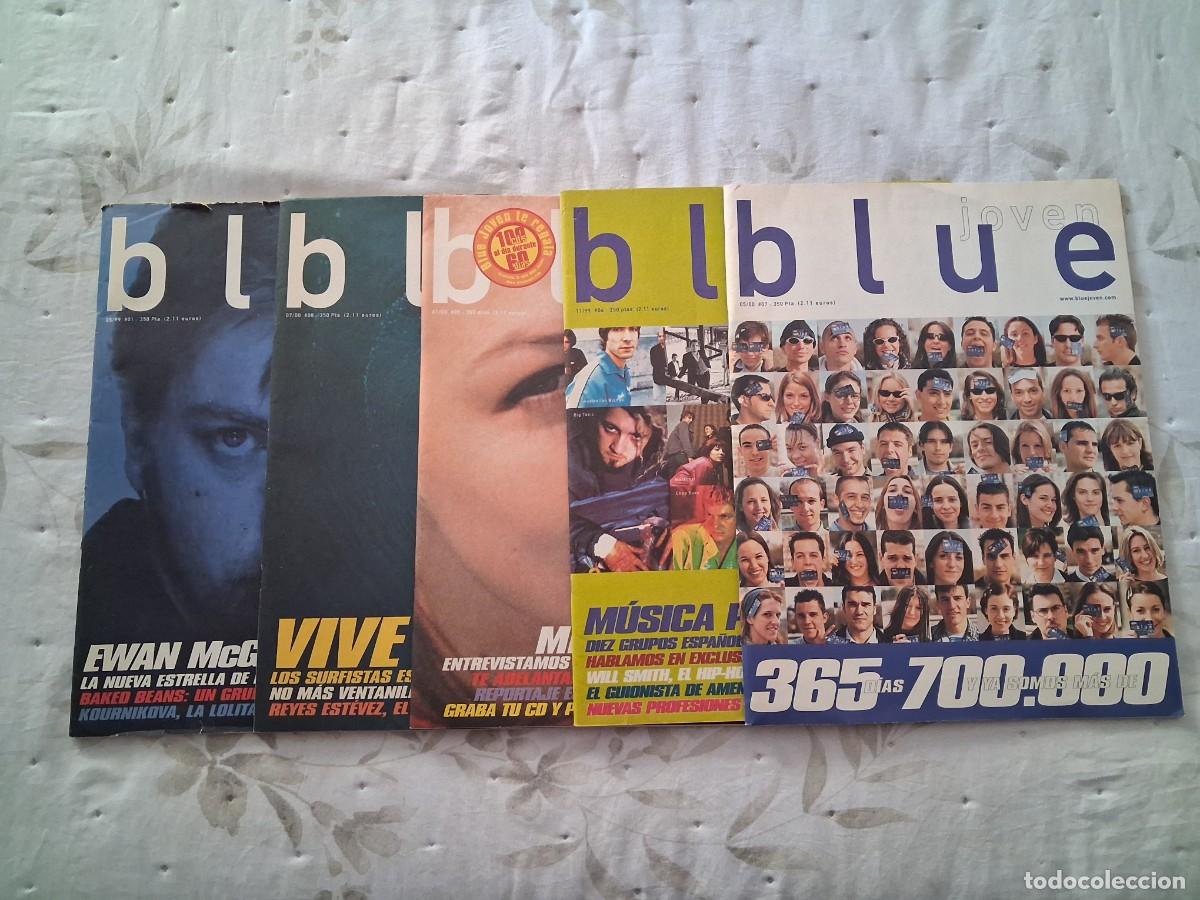 Coleccionismo de revistas y peri&oacute;dicos: 5 Revistas BLUE JOVEN a&ntilde;os 1999/2000 vintage