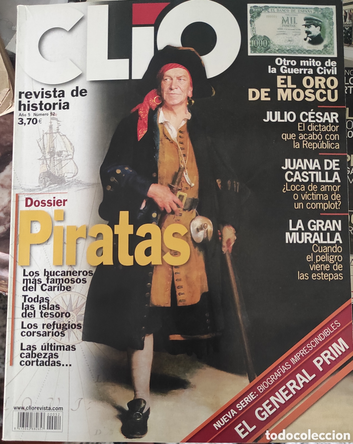 Coleccionismo de revistas y peri&oacute;dicos: Piratas. Revista Clio