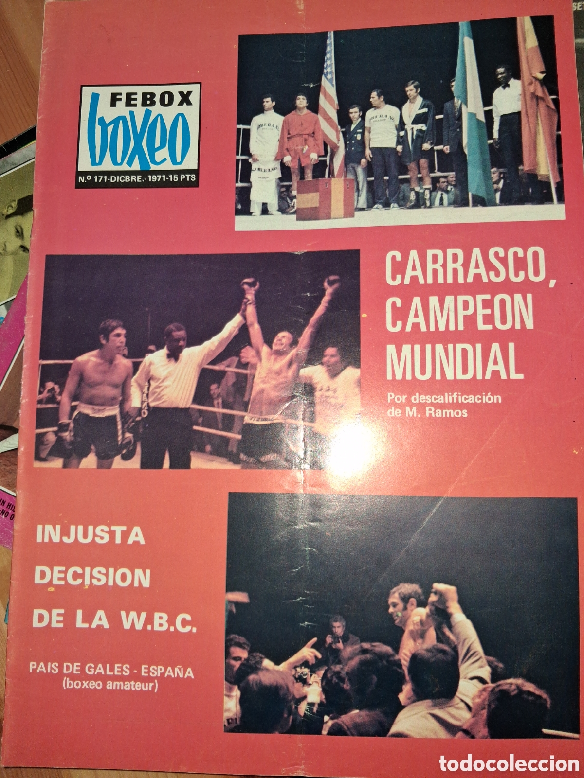 Sammeln von Zeitschriften und Zeitungen: Revista BOXEO n&deg;171 1971 Pedro Carrasco