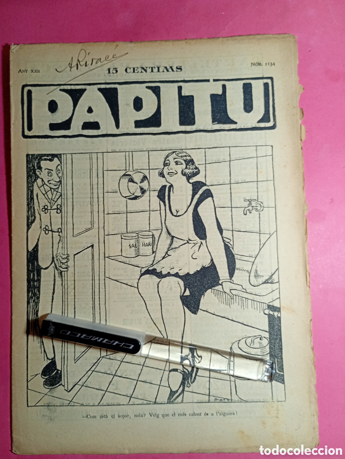 Sammeln von Zeitschriften und Zeitungen: ''PAPITU'' N&ordm; 1134 AnY 1930 PORTADA