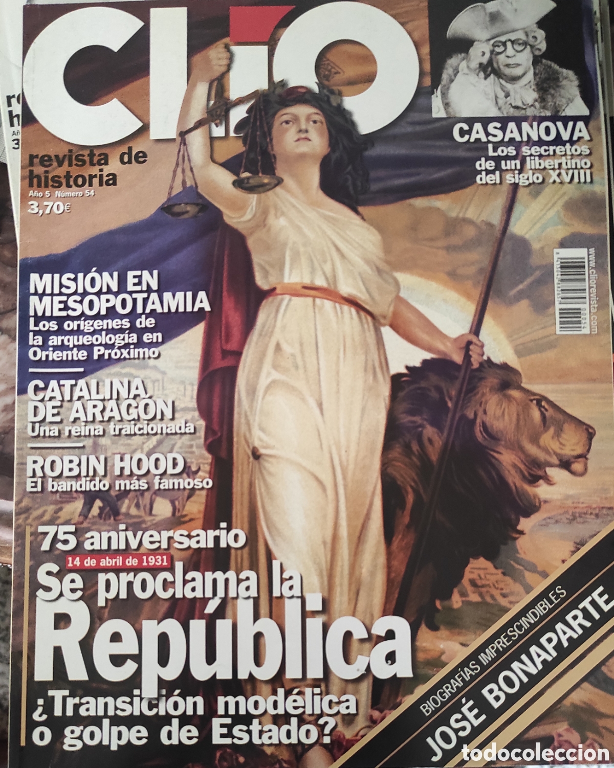 Coleccionismo de revistas y peri&oacute;dicos: Republica. 75 aniversario