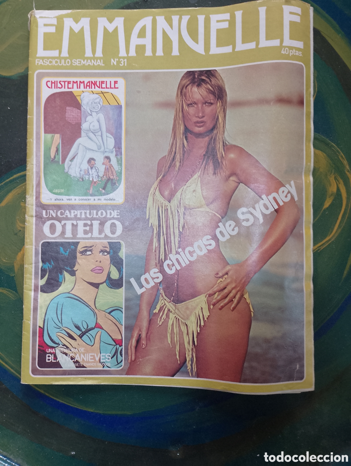 Coleccionismo de revistas y peri&oacute;dicos: Revista Emmanuelle N&ordm; 31 - Las Chicas de Sydney - Fasc&iacute;culo Semanal - C&oacute;mic Er&oacute;tico - A&ntilde;os 70/80