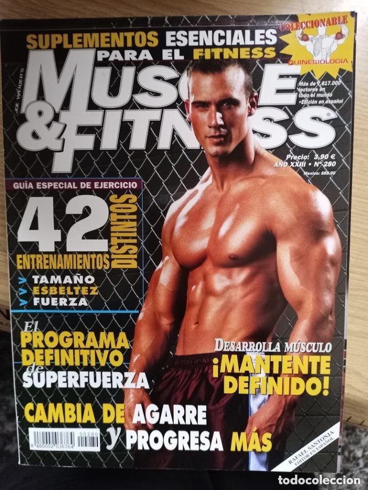 Coleccionismo de revistas y peri&oacute;dicos: MUSCLE AND FITNESS -JOE WEIDER&acute;S -N 280 -febrero 2007