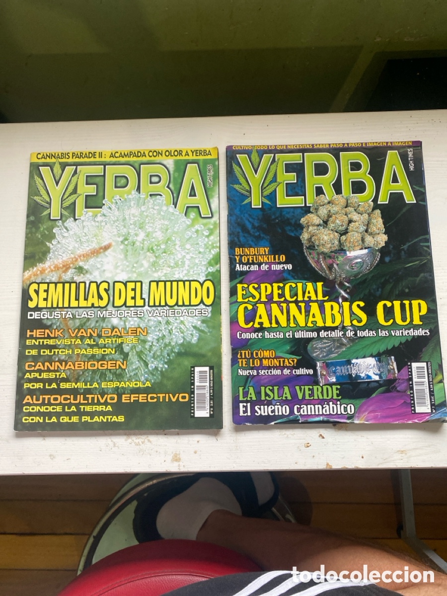 Collection Magazines and Newspapers: 6 Revistas Yerba con bastante uso