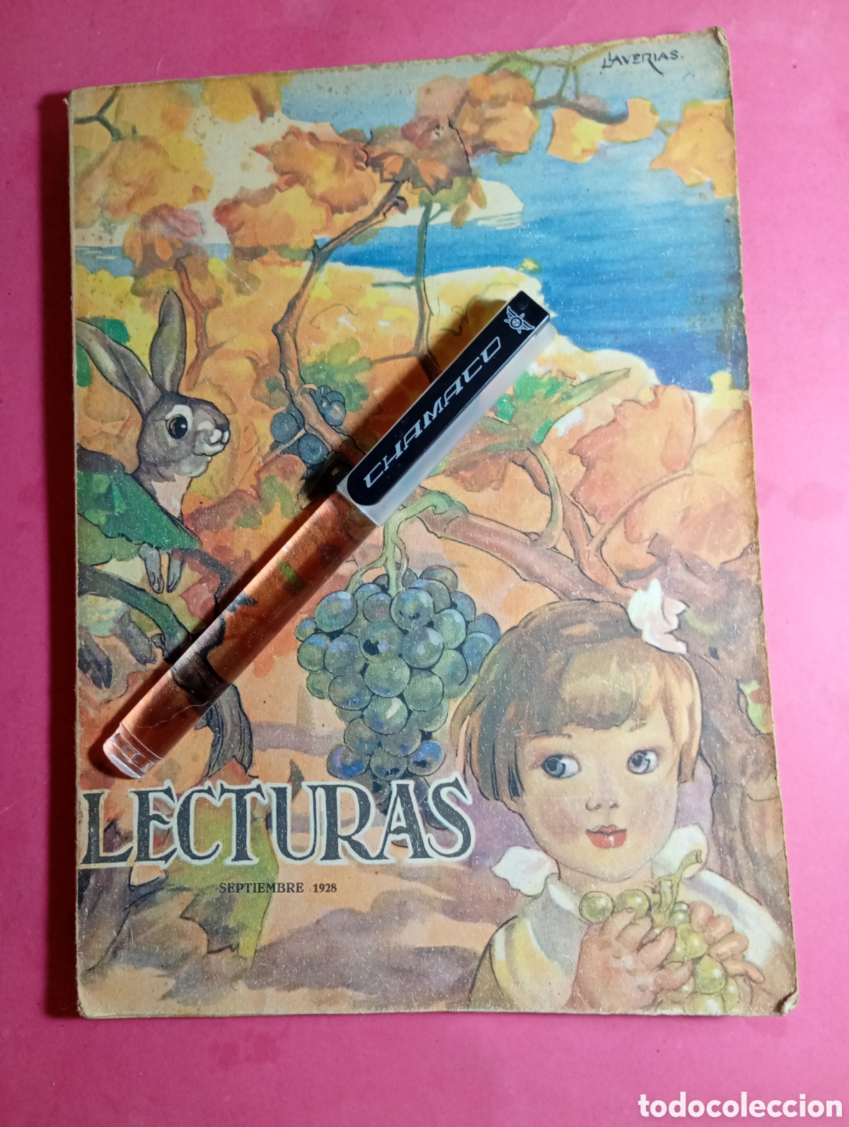 Coleccionismo de revistas y peri&oacute;dicos: VINTAGE LECTURAS SEPTIEMBRE 1928 sumario en fotos mucha ilustarci&oacute;n y fotos &eacute;p&ograve;ca