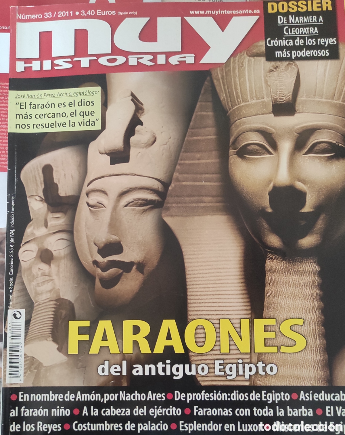 Coleccionismo de revistas y peri&oacute;dicos: Faraones del antiguo Egipto.