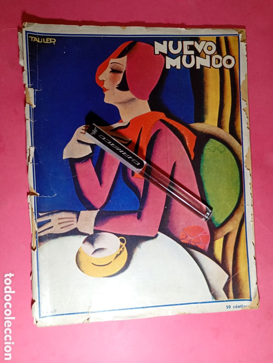 Coleccionismo de revistas y peri&oacute;dicos: VINTAGE bella portada art dec&oacute; ''nuevo mundo'' MAYO 1929 N&ordm; 1844