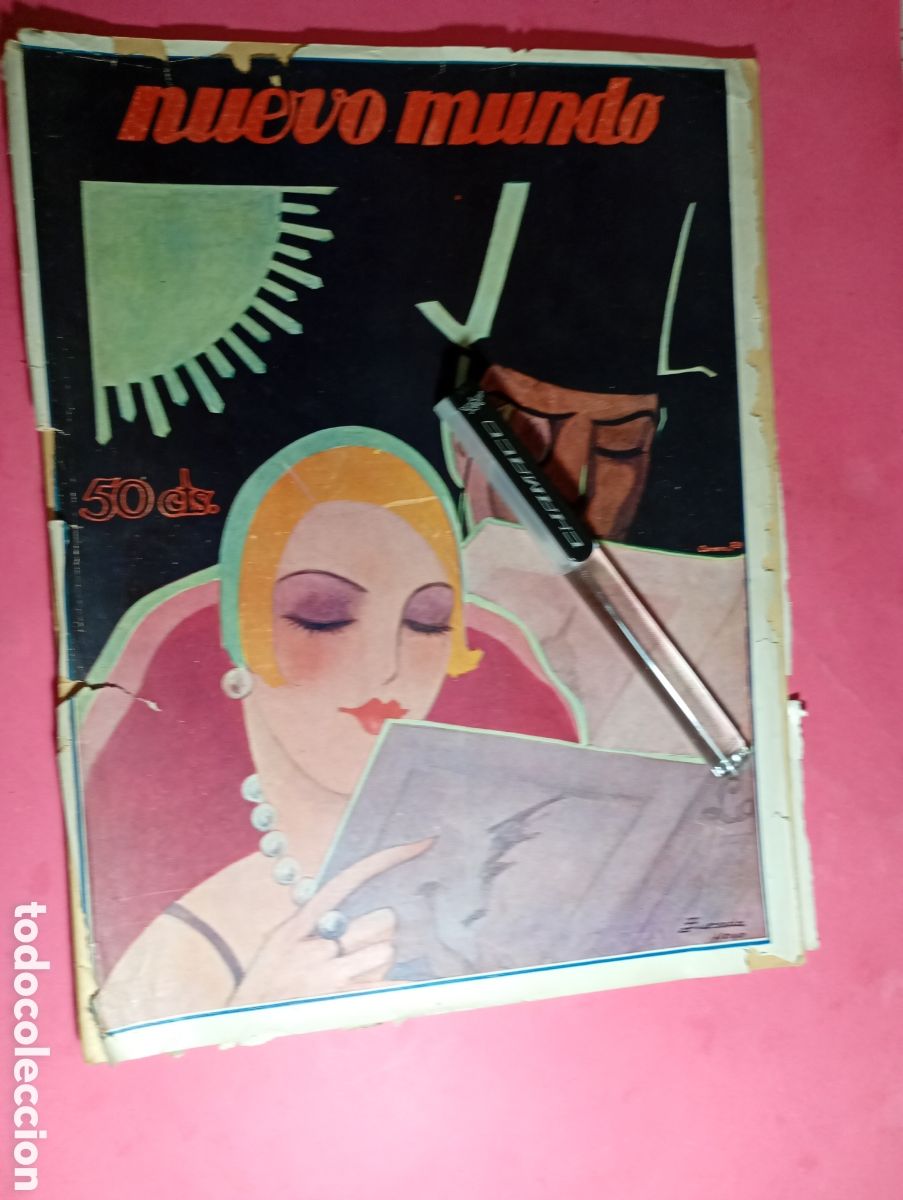Coleccionismo de revistas y peri&oacute;dicos: VINTAGE portada tendencia art dec&oacute; ''nuevo mundo'' MAYO 1929 N&ordm; 1845