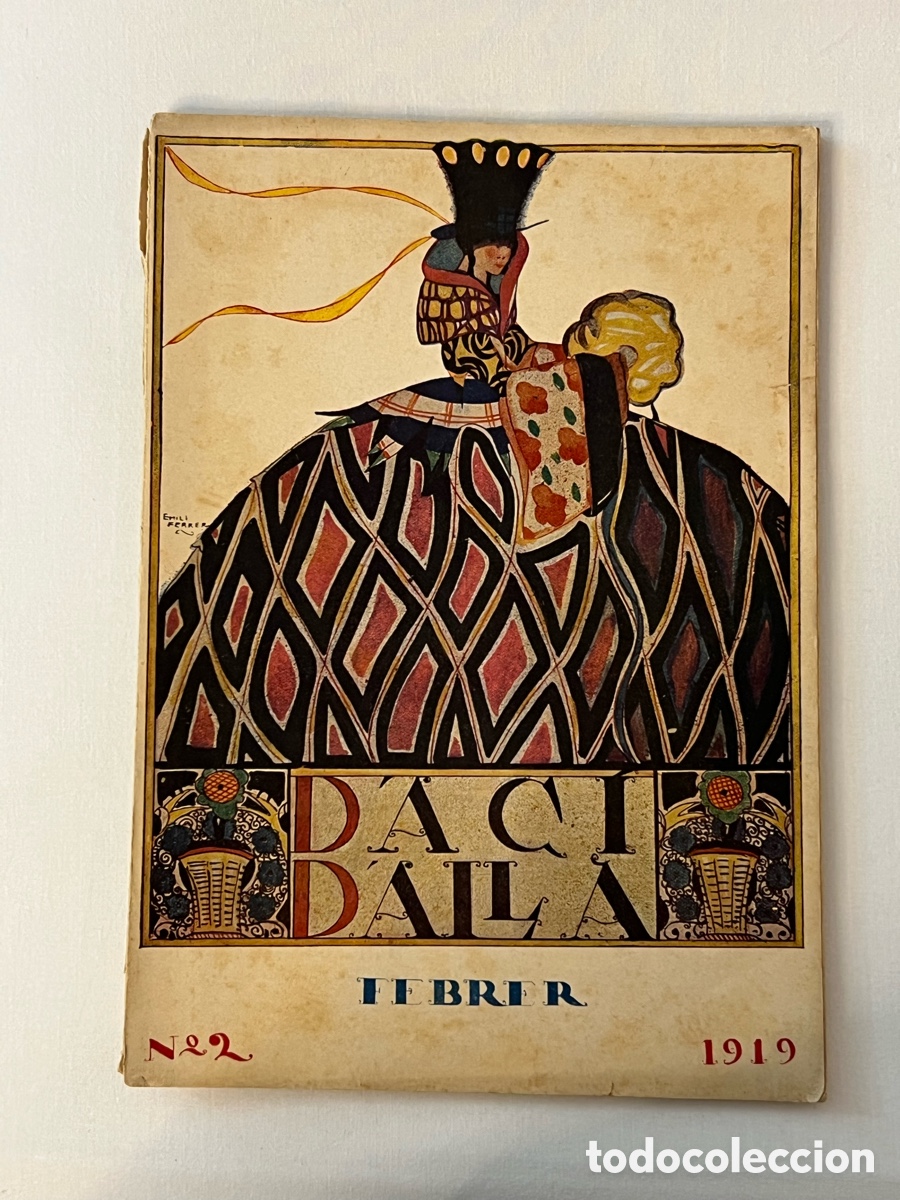 Coleccionismo de revistas y peri&oacute;dicos: BARCELONA.. D'AC&Iacute; D'ALLA.., MAGAZINE MENSUAL. EDITORIAL CATALANA. VoL. III N&uacute;m.2, 01/02/1919..