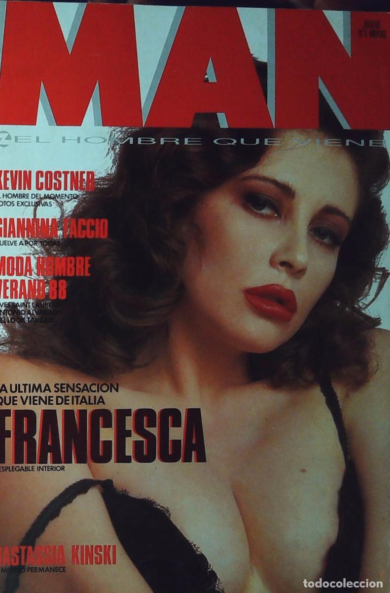Coleccionismo de revistas y peri&oacute;dicos: revista man 9 francesca dellera descatalogada y dificil con desplegable poster