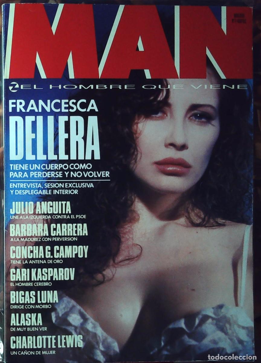 Coleccionismo de revistas y peri&oacute;dicos: revista man 17 francesca dellera descatalogada y dificil con desplegable poster