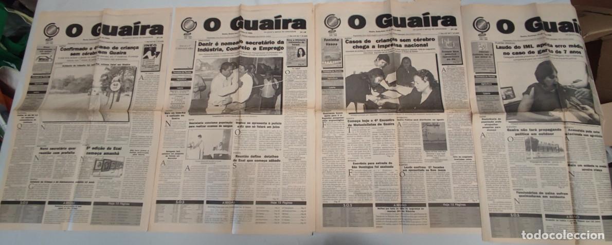 Collezionismo di Riviste e Giornali: 5 PERIODICOS DE BRASIL DEL 2002, JORNAL A CIDADE, VER DESCRIPCION