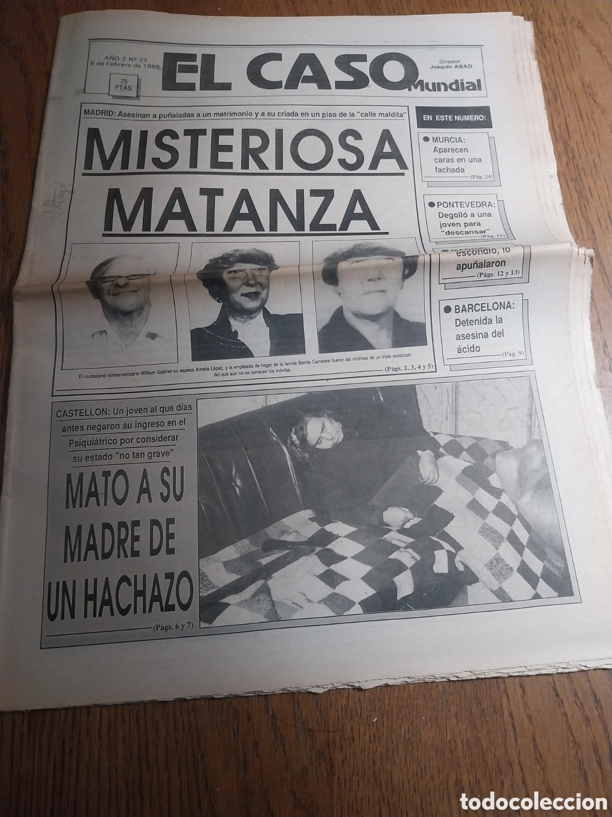 Coleccionismo de revistas y peri&oacute;dicos: EL CASO 1988 VISTABELLA CASTELLON