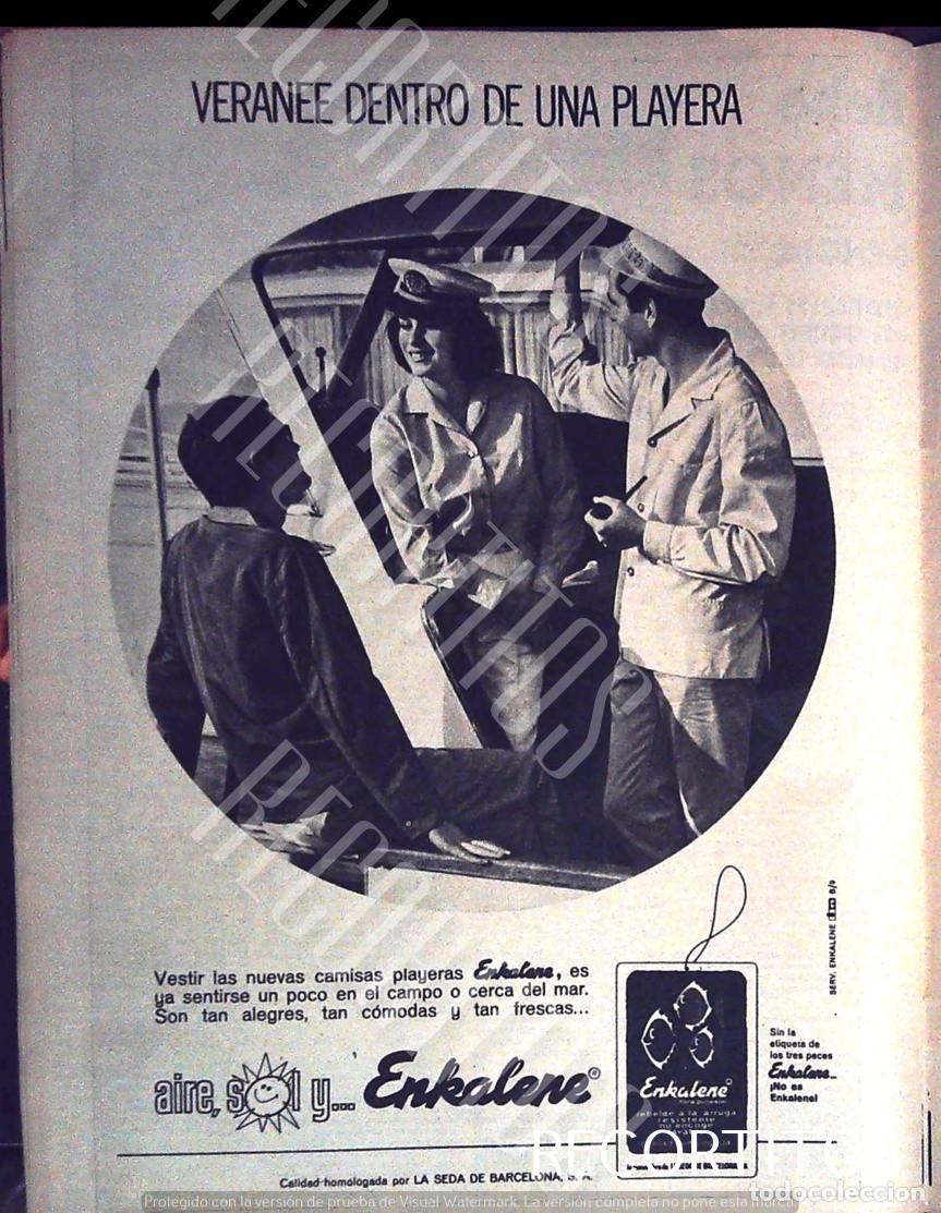 Coleccionismo de revistas y peri&oacute;dicos: enkalon las playeras 1964 publicidad