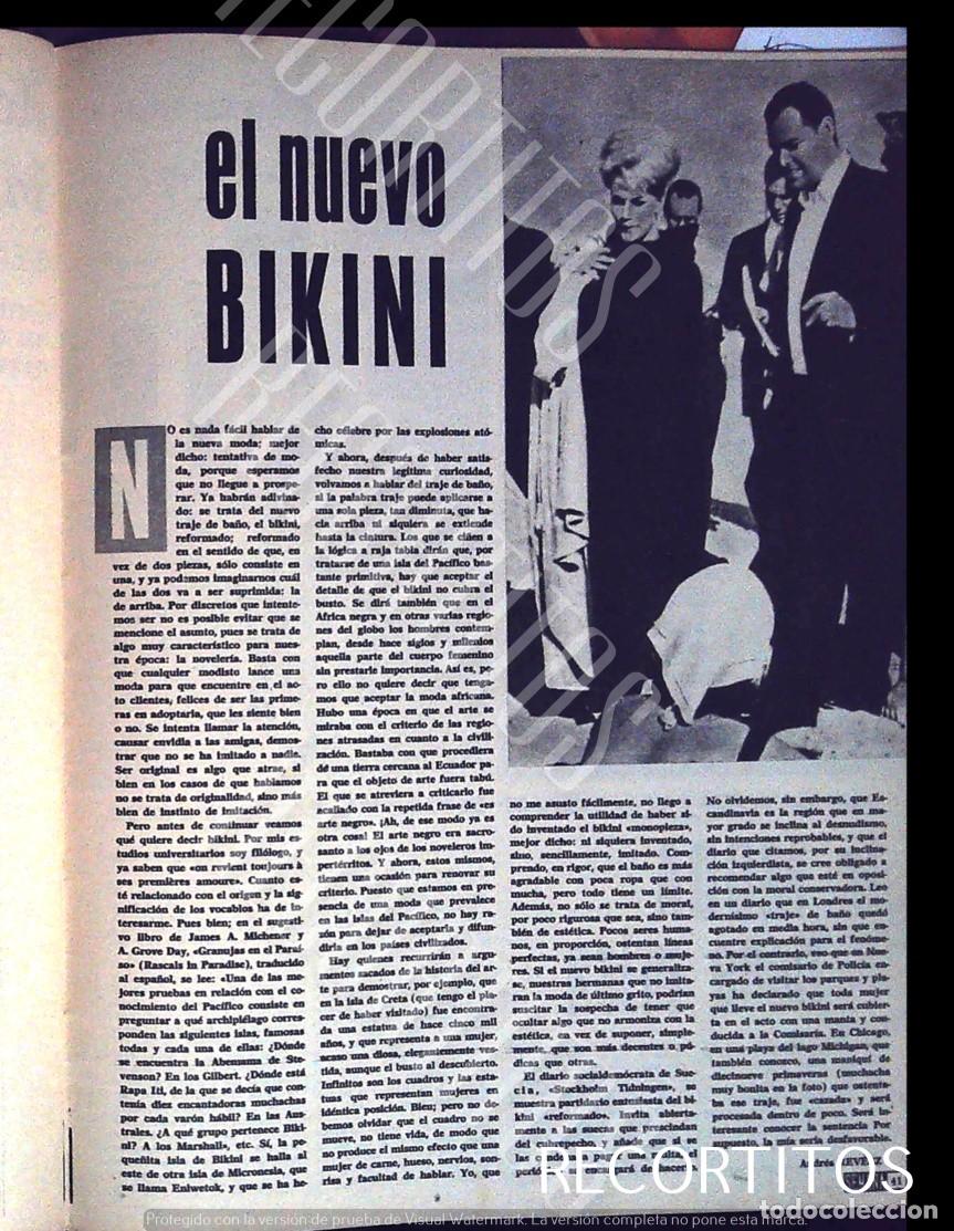 Coleccionismo de revistas y peri&oacute;dicos: la censura y el bikini 1964 la nueva moda