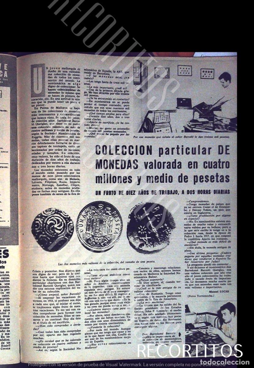 Coleccionismo de revistas y peri&oacute;dicos: coleccion de monedas valorada en 4.5 millones de pesetas 1964