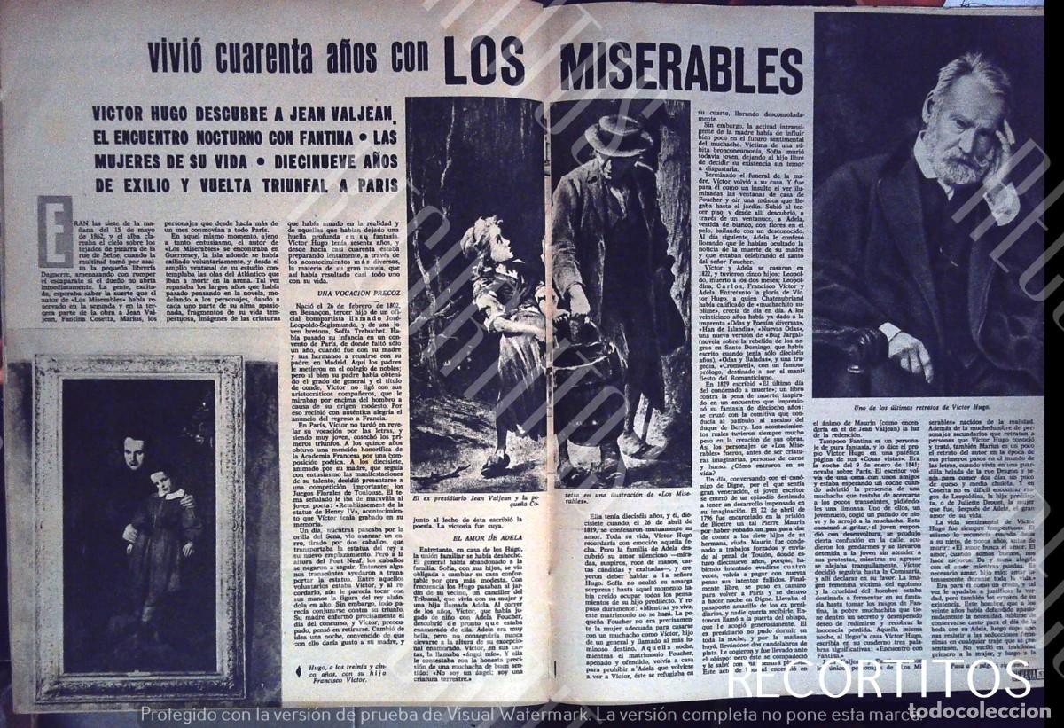 Coleccionismo de revistas y peri&oacute;dicos: victor hugo los miserables les misesrables