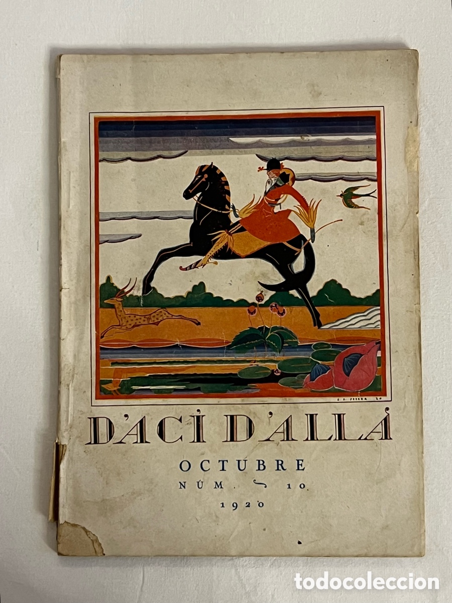 Coleccionismo de revistas y peri&oacute;dicos: BARCELONA.. D'AC&Iacute; D'ALLA.., MAGAZINE MENSUAL. EDITORIAL CATALANA. VoL. VI, N&uacute;m.10, 01/10/1920