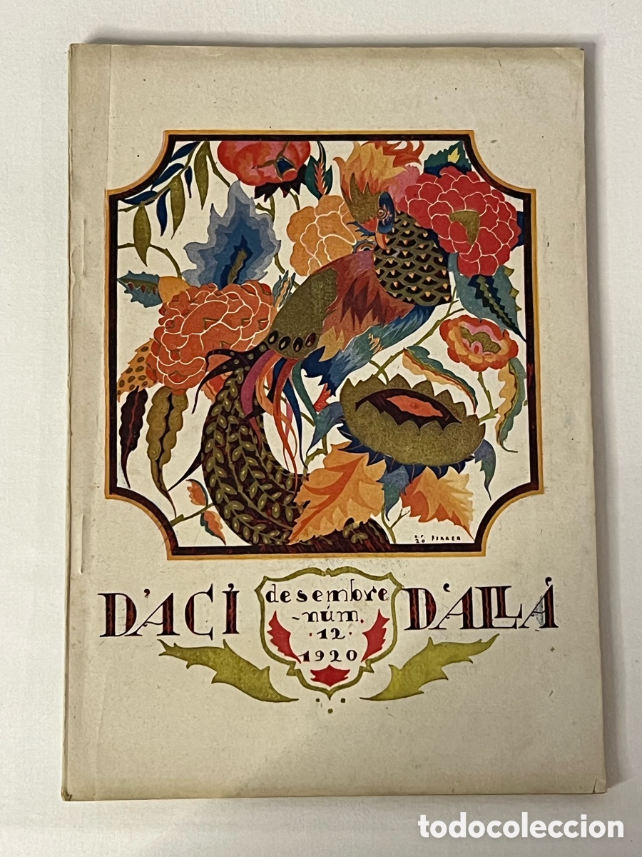 Collectionnisme de Revues et Journaux: BARCELONA.. D'AC&Iacute; D'ALLA.., MAGAZINE MENSUAL. EDITORIAL CATALANA. VoL. VI, N&uacute;m.12, 01/12/1920