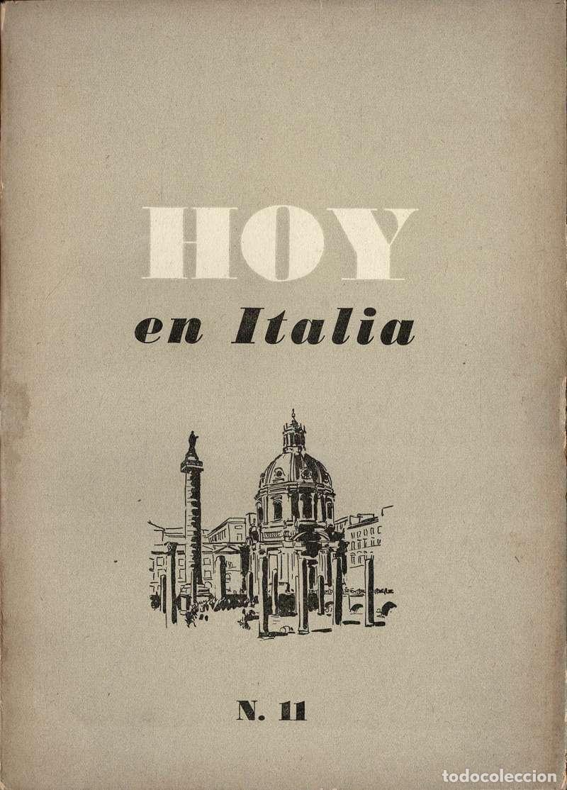 Coleccionismo de revistas y peri&oacute;dicos: Hoy en Italia N&ordm; 11. Septiembre 1954