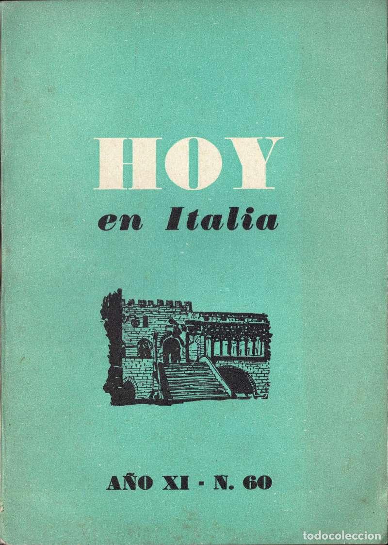 Coleccionismo de revistas y peri&oacute;dicos: Hoy en Italia N&ordm; 60. Marzo-Abril 1963
