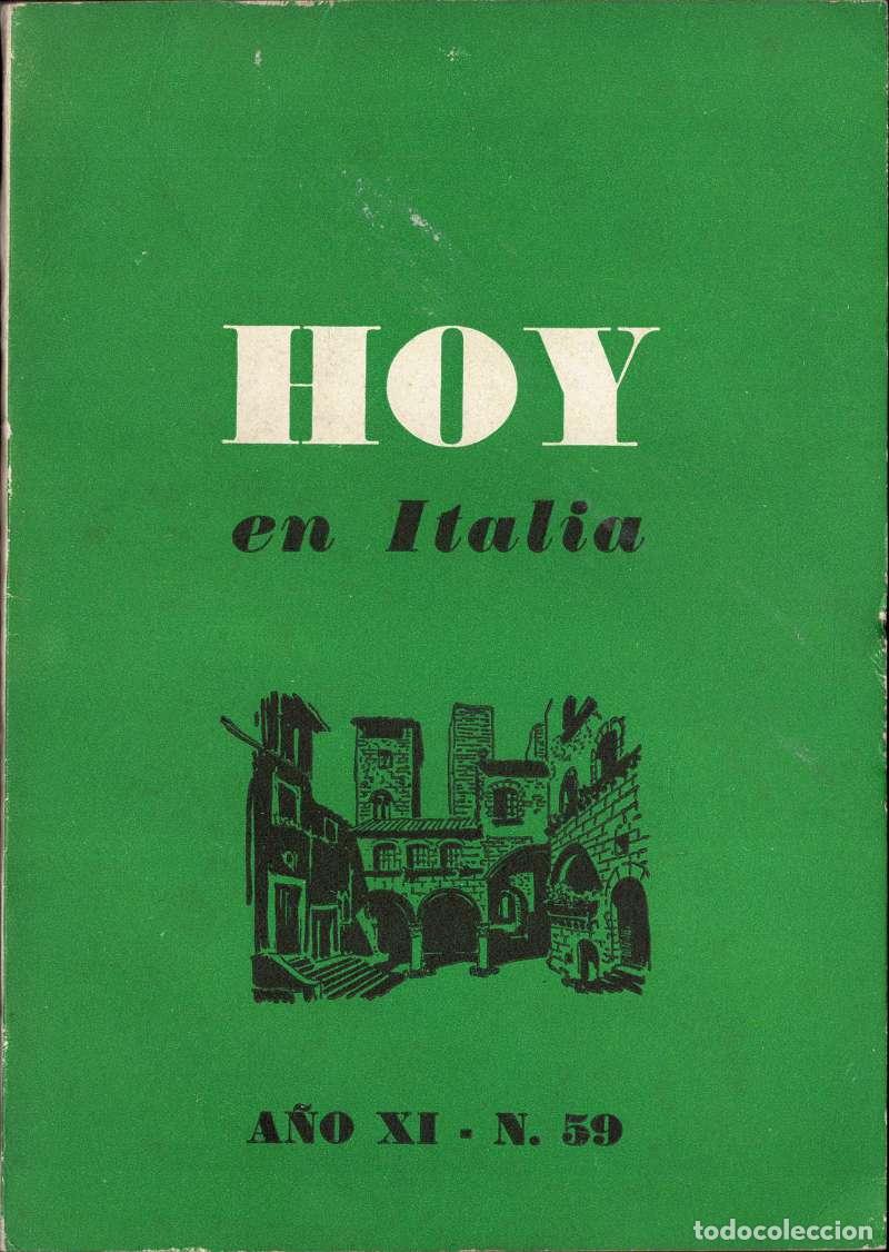 Coleccionismo de revistas y peri&oacute;dicos: Hoy en Italia N&ordm; 59. Enero-Febrero 1963