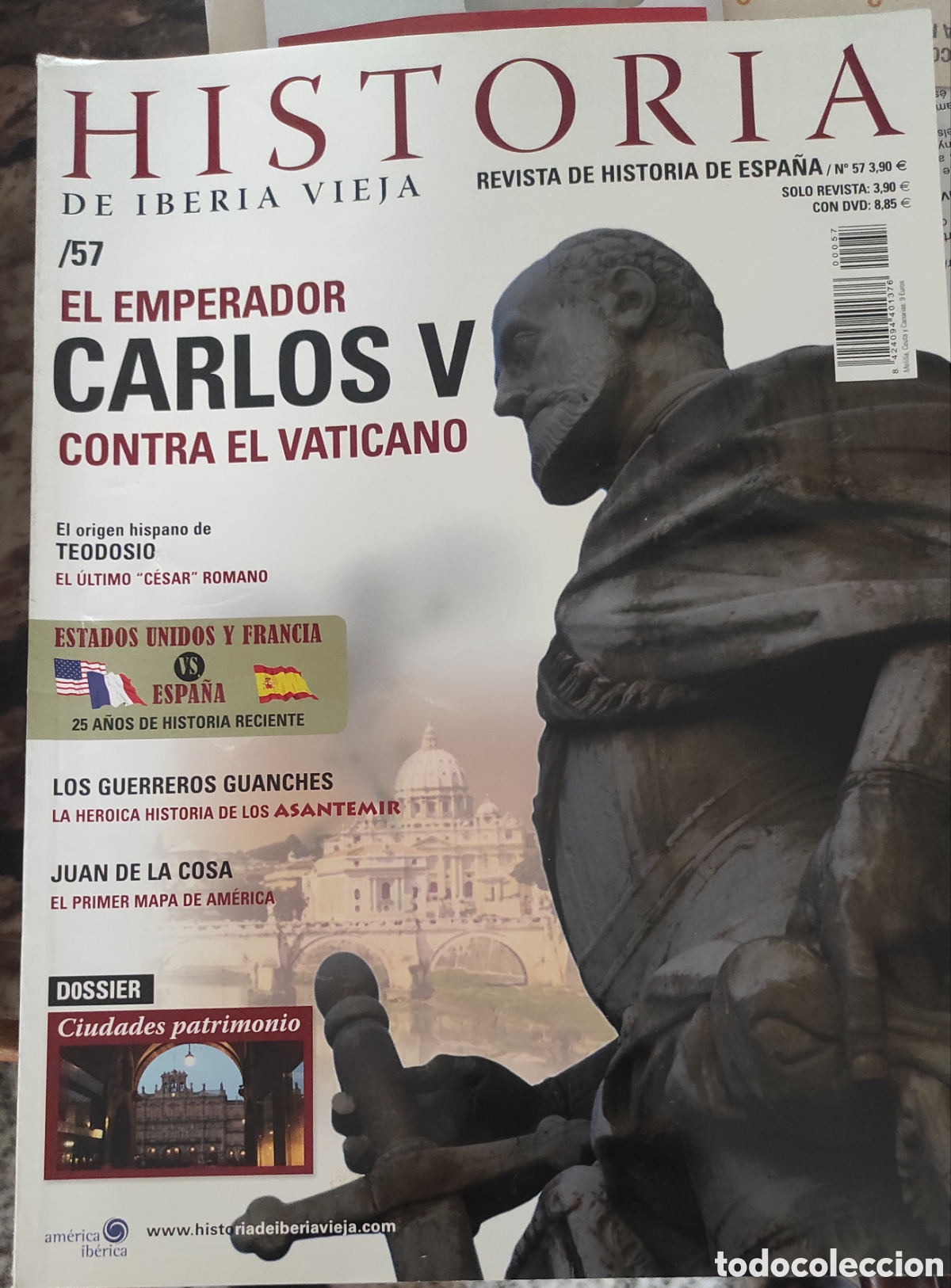 Coleccionismo de revistas y peri&oacute;dicos: Historia de Iberia Vieja. Carlos V contra el Vaticano.