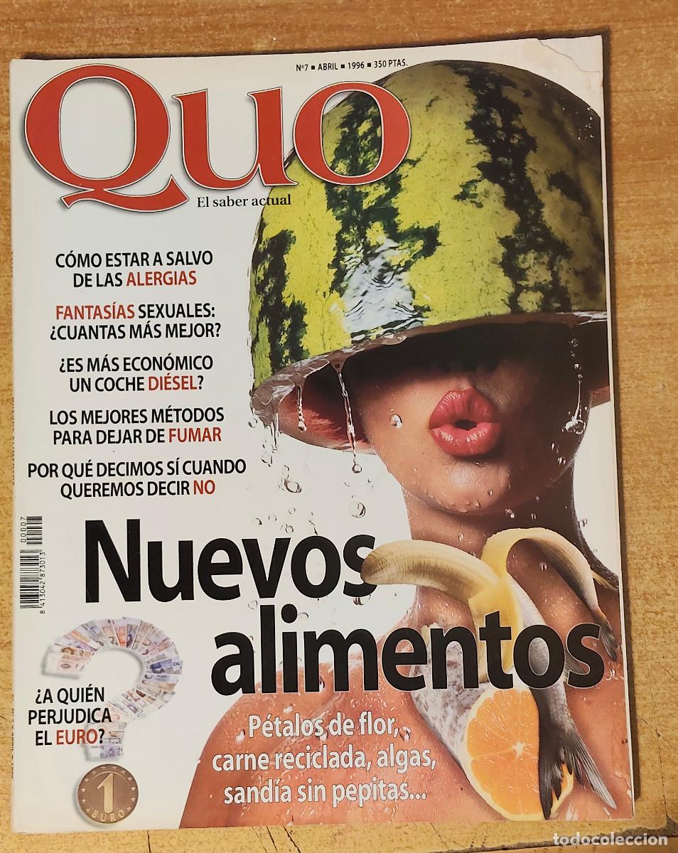 Coleccionismo de revistas y peri&oacute;dicos: quo n&ordm; 7 abril 1996 revista