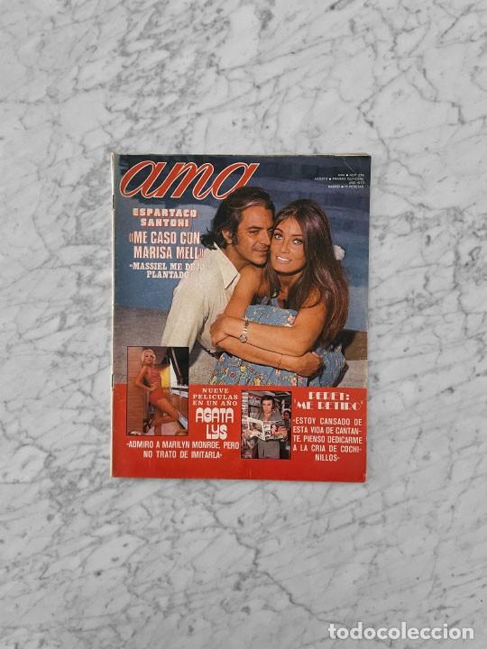 Collectionnisme de Revues et Journaux: AMA - 1973 - PERET, BRIGITTE BARDOT, WILLIAM CONRAD CANNON, AGATA LYS, ALFREDO KRAUS, NIEBLA
