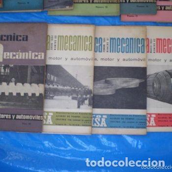 Coleccionismo de revistas y peri&oacute;dicos: Lote 12 Revistas Tecnica Mecanica Motores Y Automoviles Anos 50 60 Vintage Clasico PEIFER