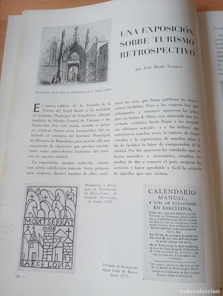 Coleccionismo de revistas y peri&oacute;dicos: REVISTA A&Ntilde;O 1955 ALFREDO ROMEA DRASSANES ATARAZANAS TURISMO EN BARCELONA DEL A&Ntilde;O 1777