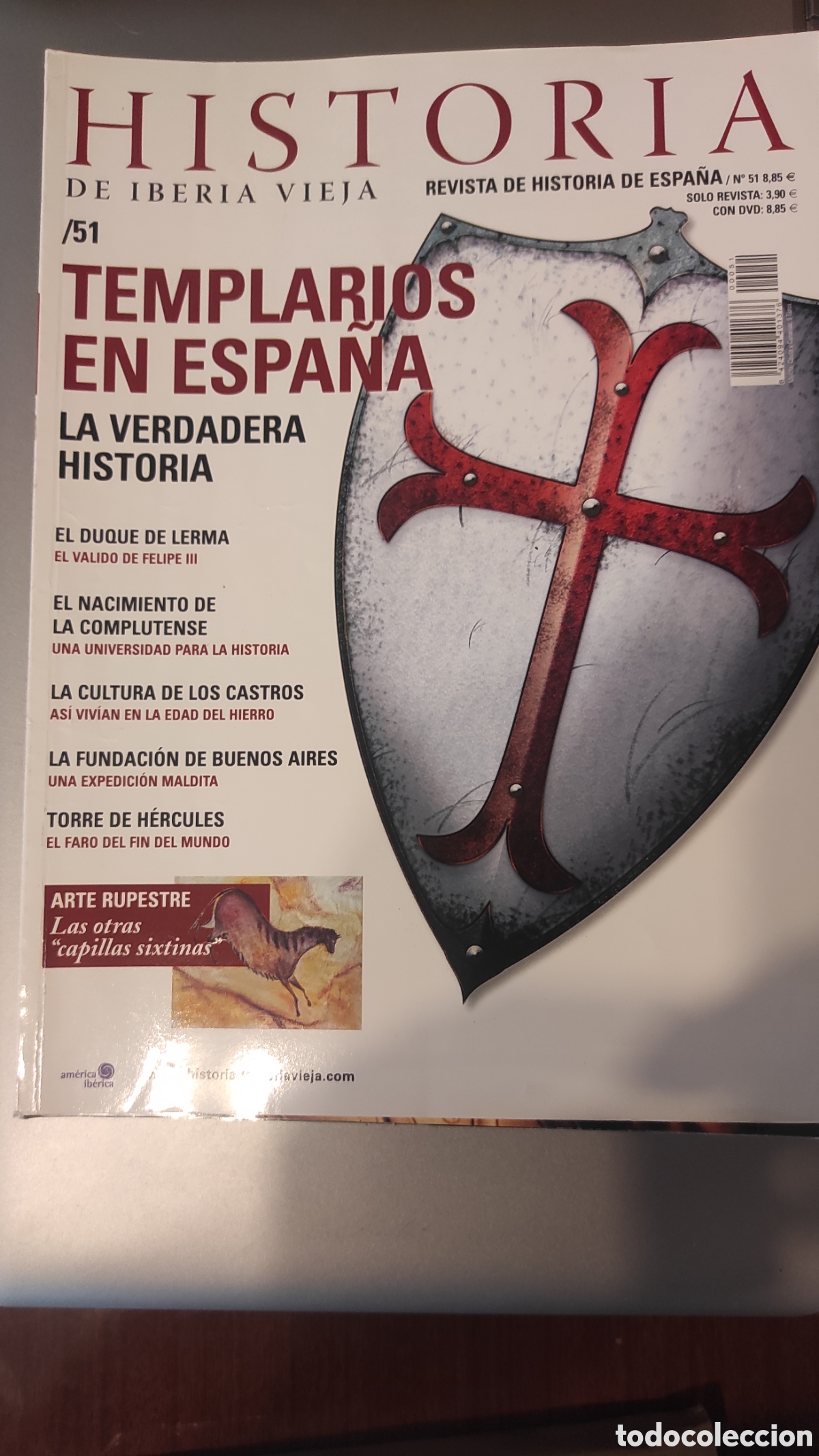 Coleccionismo de revistas y peri&oacute;dicos: Historia de Iberia Vieja. Templarios en Espa&ntilde;a.