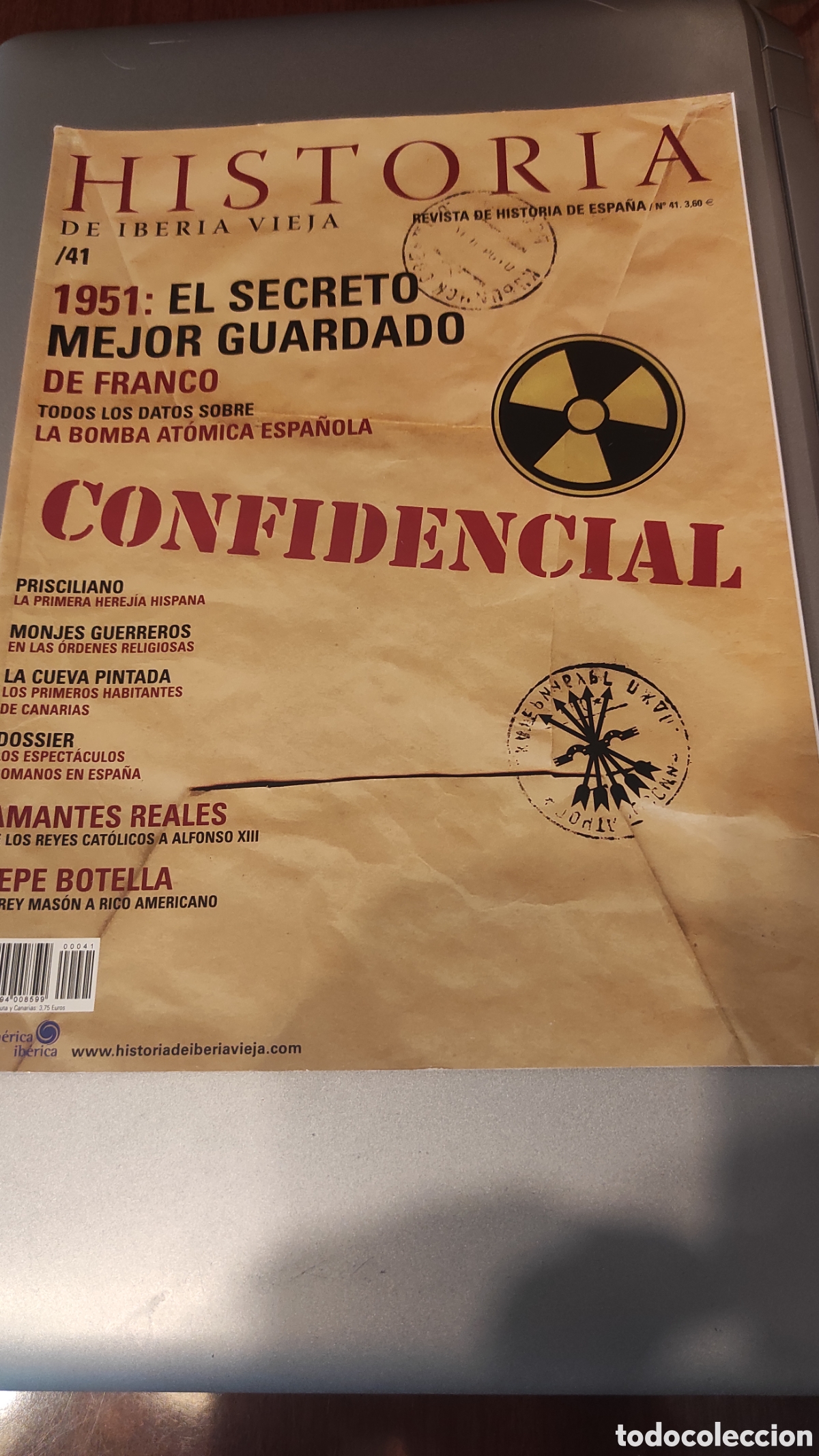 Coleccionismo de revistas y peri&oacute;dicos: historia de Iberia Vieja.Franco