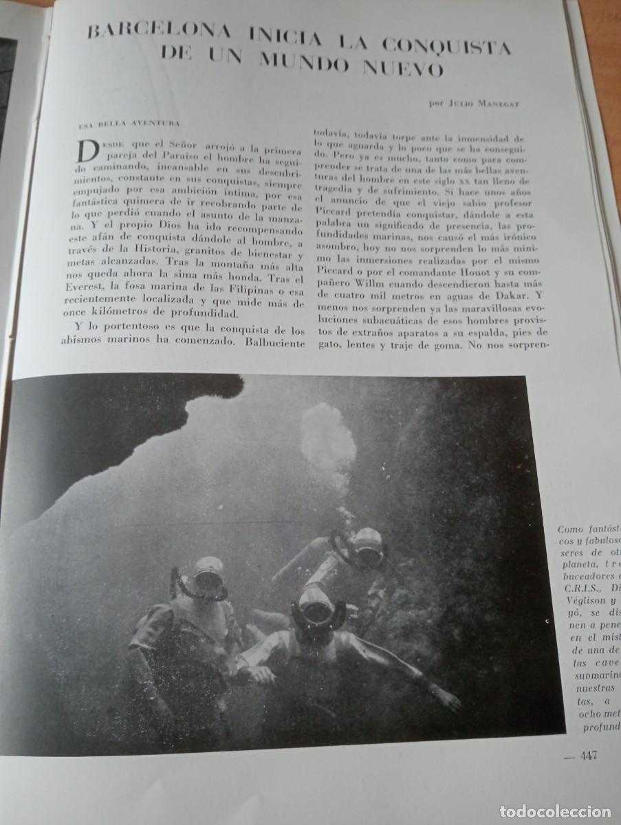Coleccionismo de revistas y peri&oacute;dicos: REVISTA A&Ntilde;O 1955 III ESCUELA DEL BOSQUE L'ESCOLA DEL BOSC SUBMARINISMO EN EL CABO DE CREUS CRIS