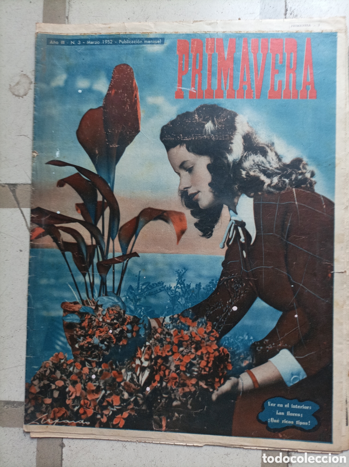 Collezionismo di Riviste e Giornali: REVISTA PRIMAVERA N&deg; 3 1952