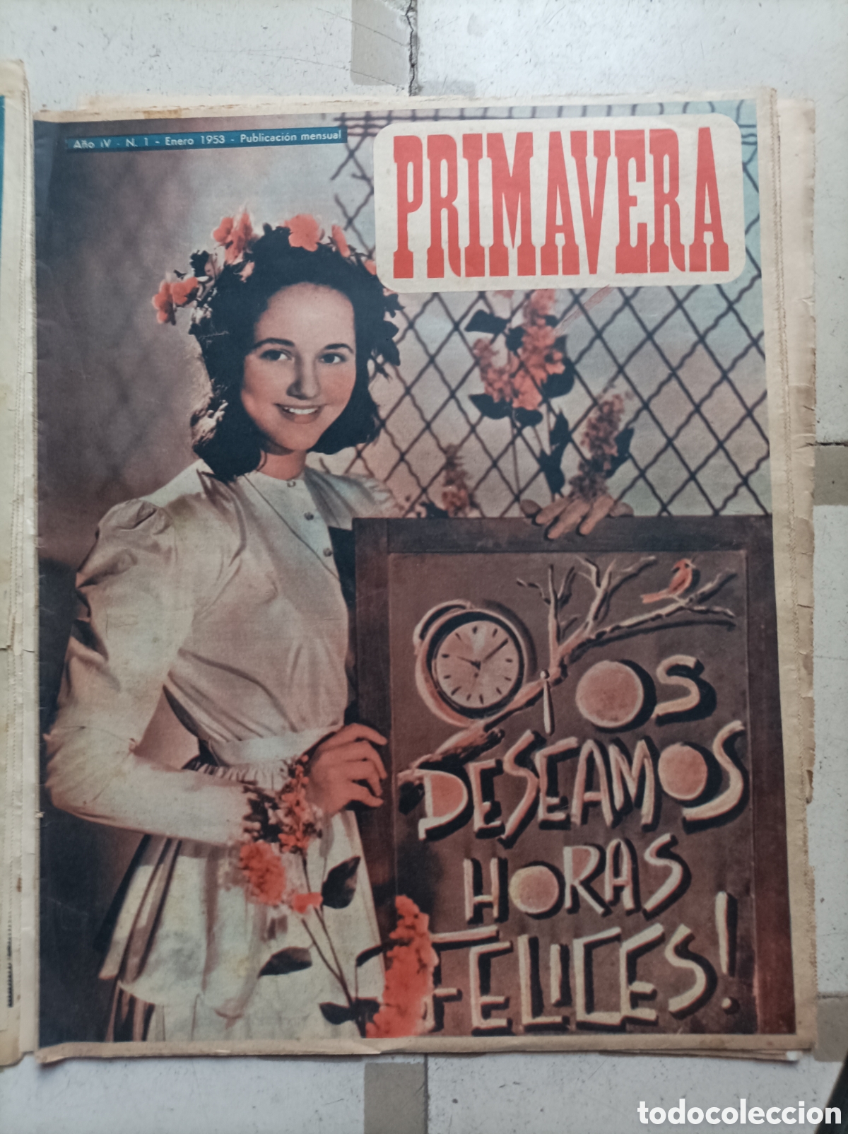 Collezionismo di Riviste e Giornali: REVISTA PRIMAVERA N&deg; 1 ENERO 1953