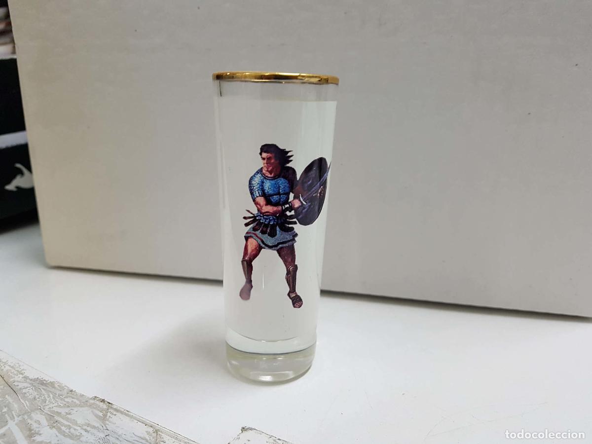 Coleccionismo de revistas y peri&oacute;dicos: Vaso de tubo de cristal de Jabato