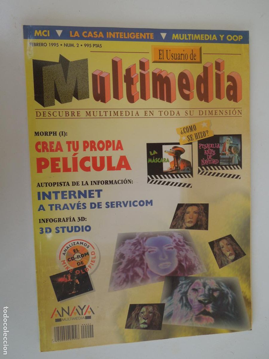 Coleccionismo de revistas y peri&oacute;dicos: EL USUARIO DE MULTIMEDIA - N&ordm; 2 -02-1995 REVISTA ANAYA - VER INDICE